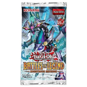 Yu-Gi-Oh! Sealed Booster PACK Battles of Legend: Monstrous Revenge (5 Cards)
